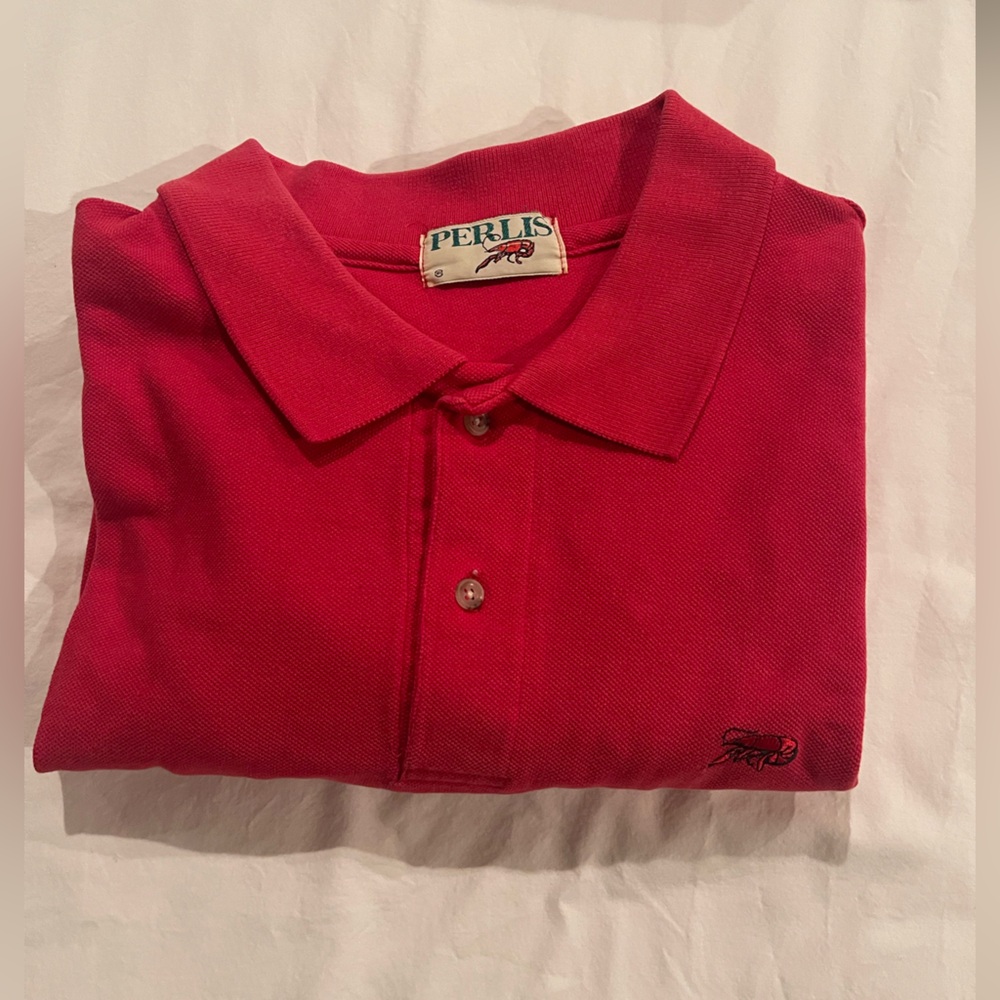 Perlis Red Polo Shirt for Men